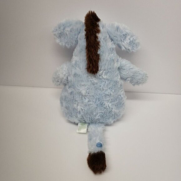 Disney Baby 11" Blue Brown Eeyore Knit Ears Kids Preferred 2013 Plush - Picture 2 of 5
